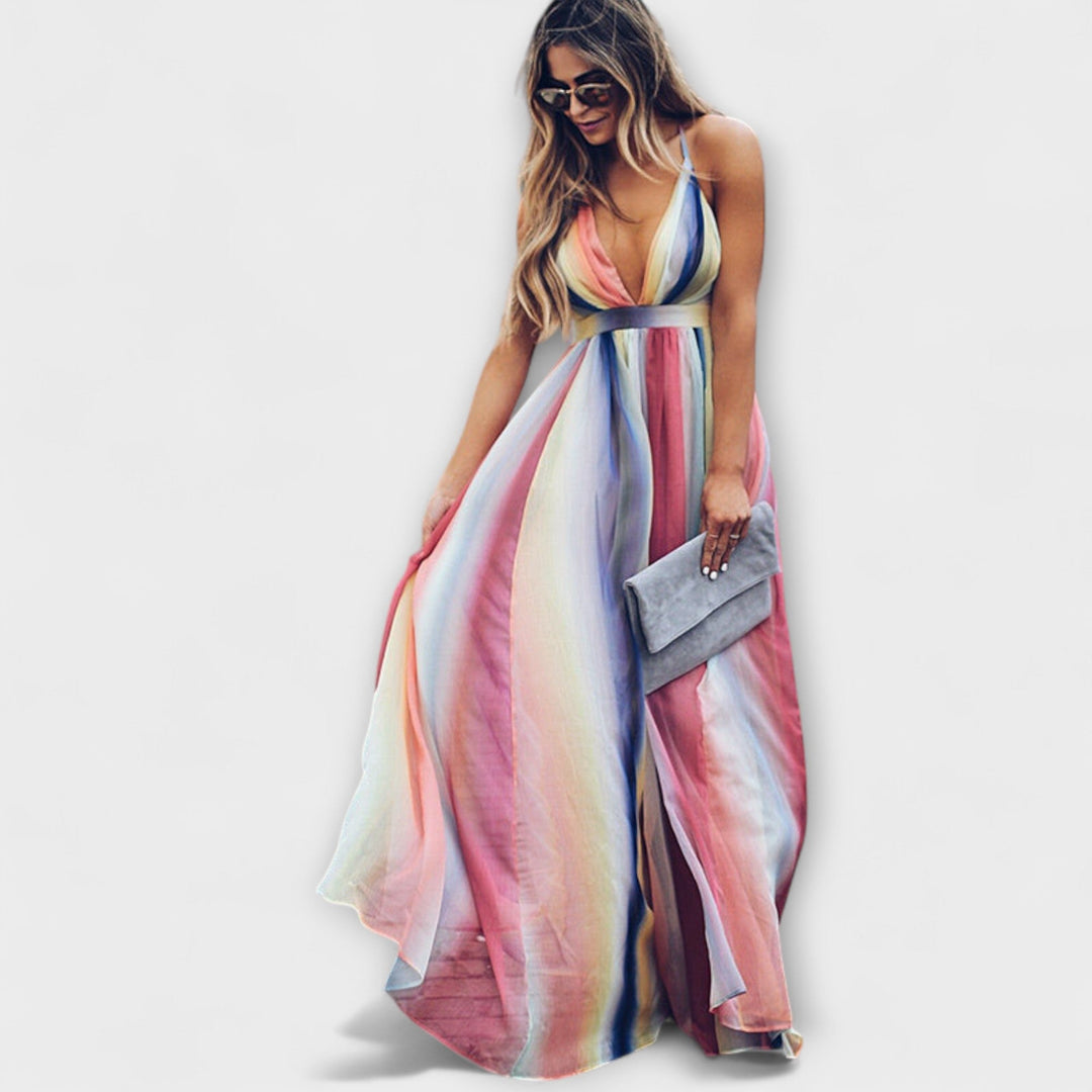 Aureva – Airy Maxi Dress with Gradient