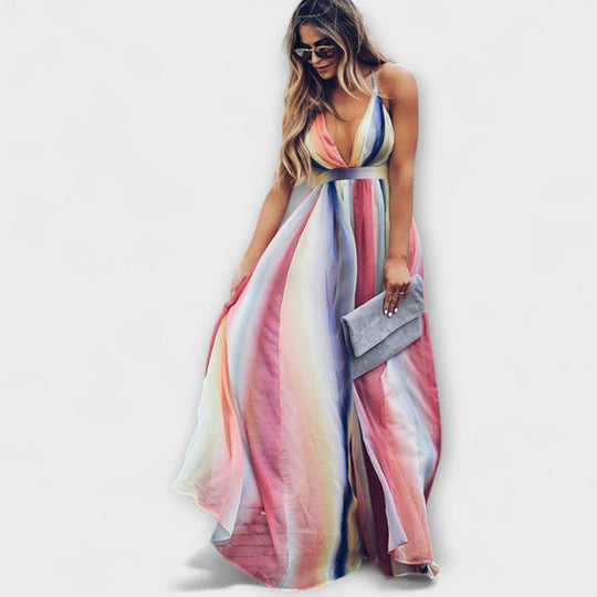 Aureva – Airy Maxi Dress with Gradient