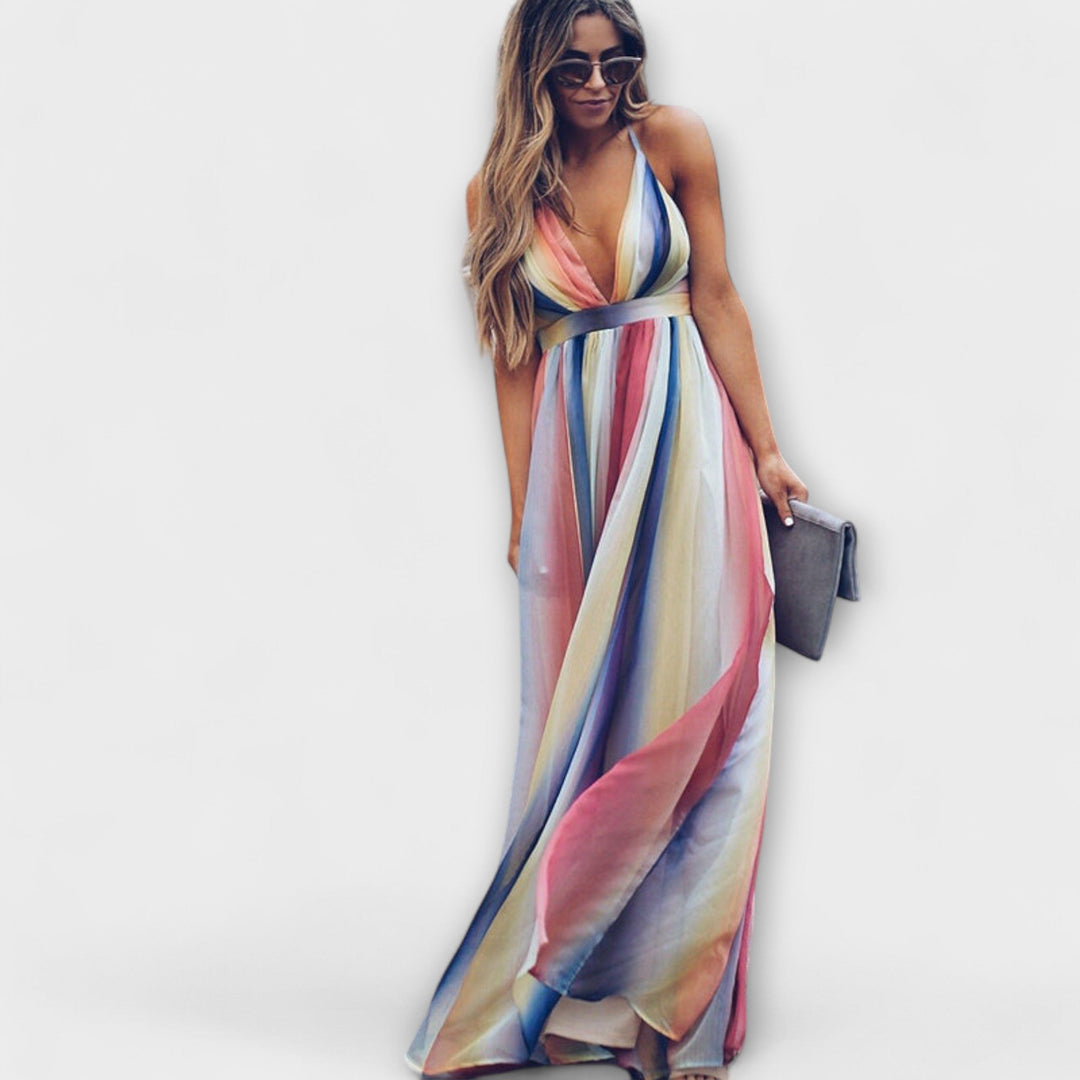 Aureva – Airy Maxi Dress with Gradient