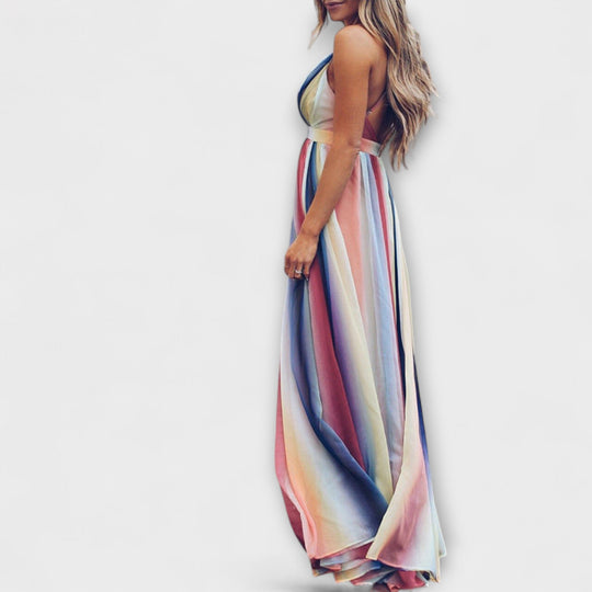 Aureva – Airy Maxi Dress with Gradient