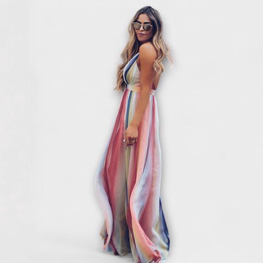 Aureva – Airy Maxi Dress with Gradient