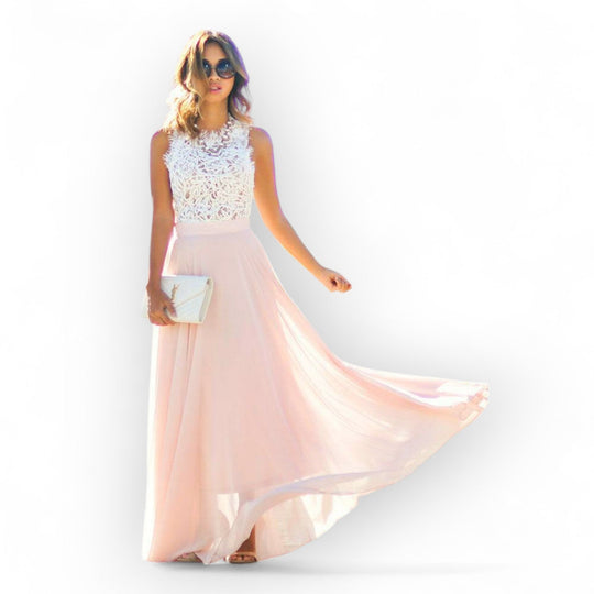 Elisette – Maxi Dress with Lace Top