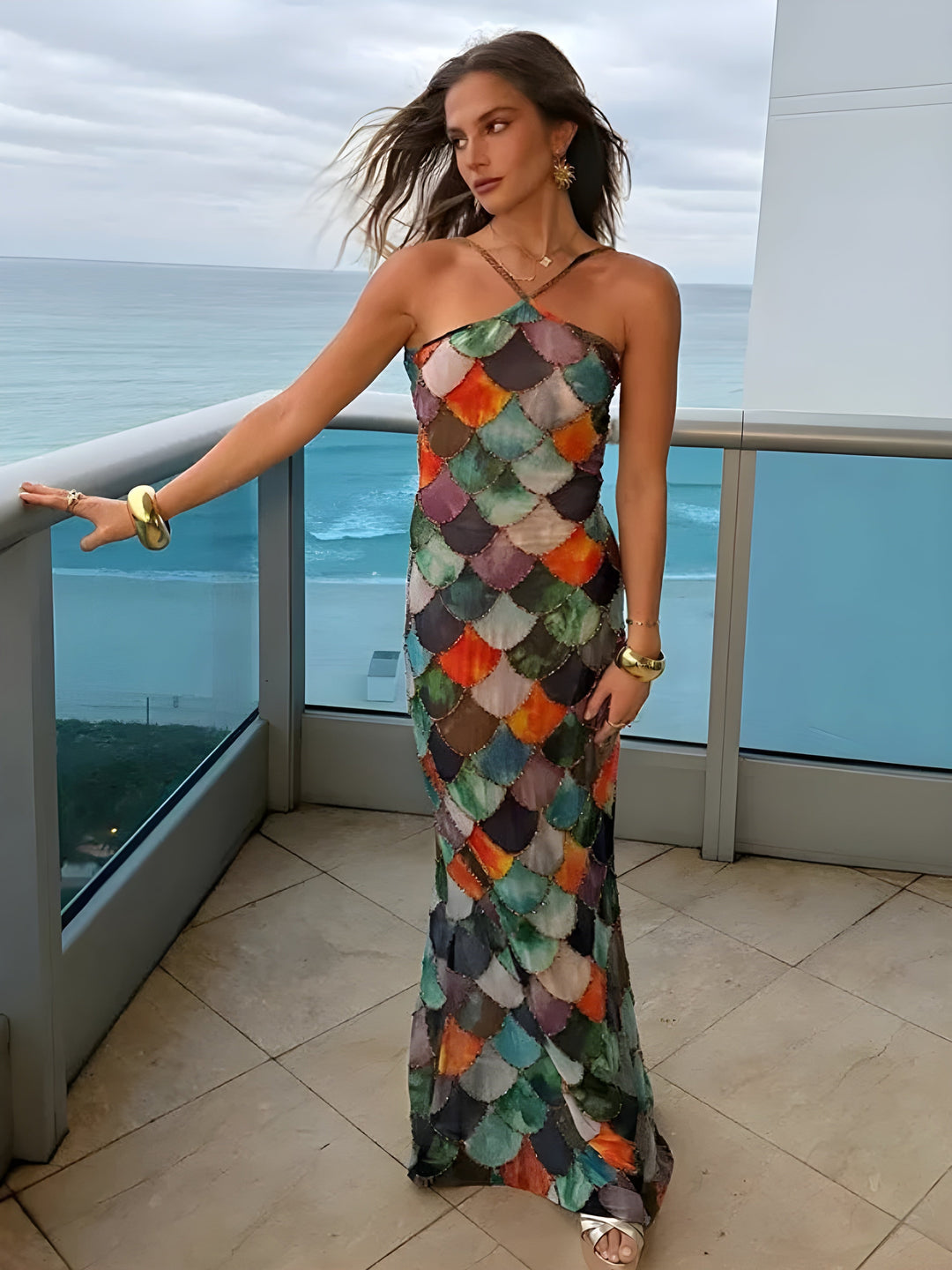 Dreamy | SeaLuxe Halter Mermaid Dress