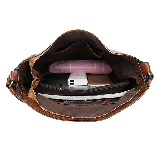 Allyn – Classic Leather Shoulder Bag for Women