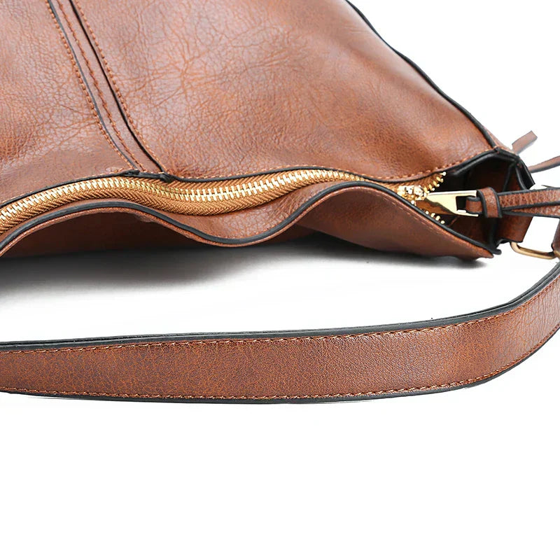 Allyn – Classic Leather Shoulder Bag for Women