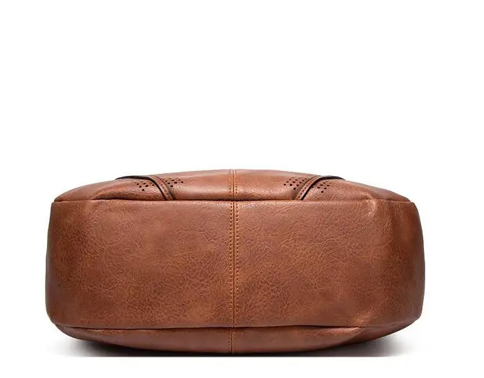 Selvina – Classic Soft Leather Hobo Bag for Women