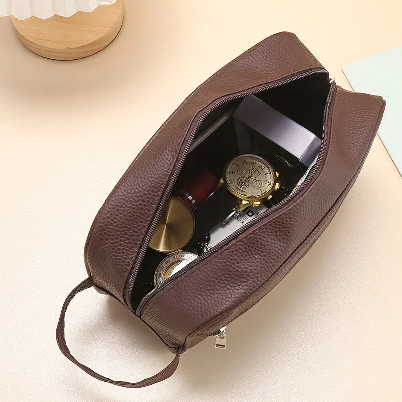 Priscilla – Leather Toiletry Bag for Women