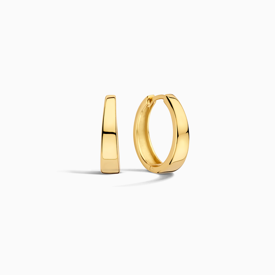 Sherilyn – Sleek Gold Huggie Earrings