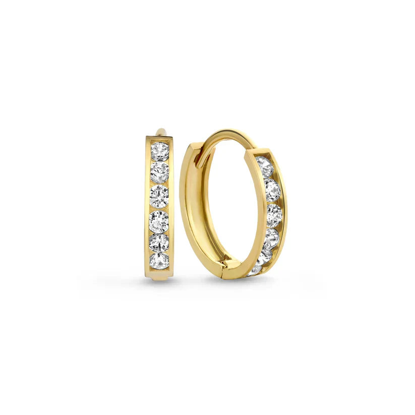 Ami – Gold Hoop & Stud Earring Set for Women