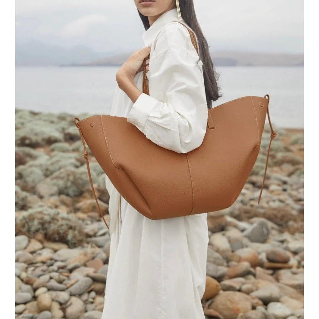 Amarelle – Oversized Leather Tote Bag for Women