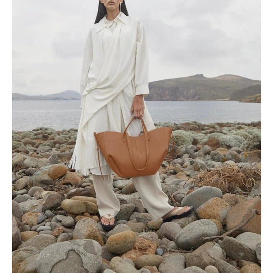 Amarelle – Oversized Leather Tote Bag for Women