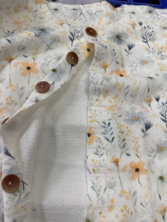 Orvienne – Daisy Print Button Cardigan