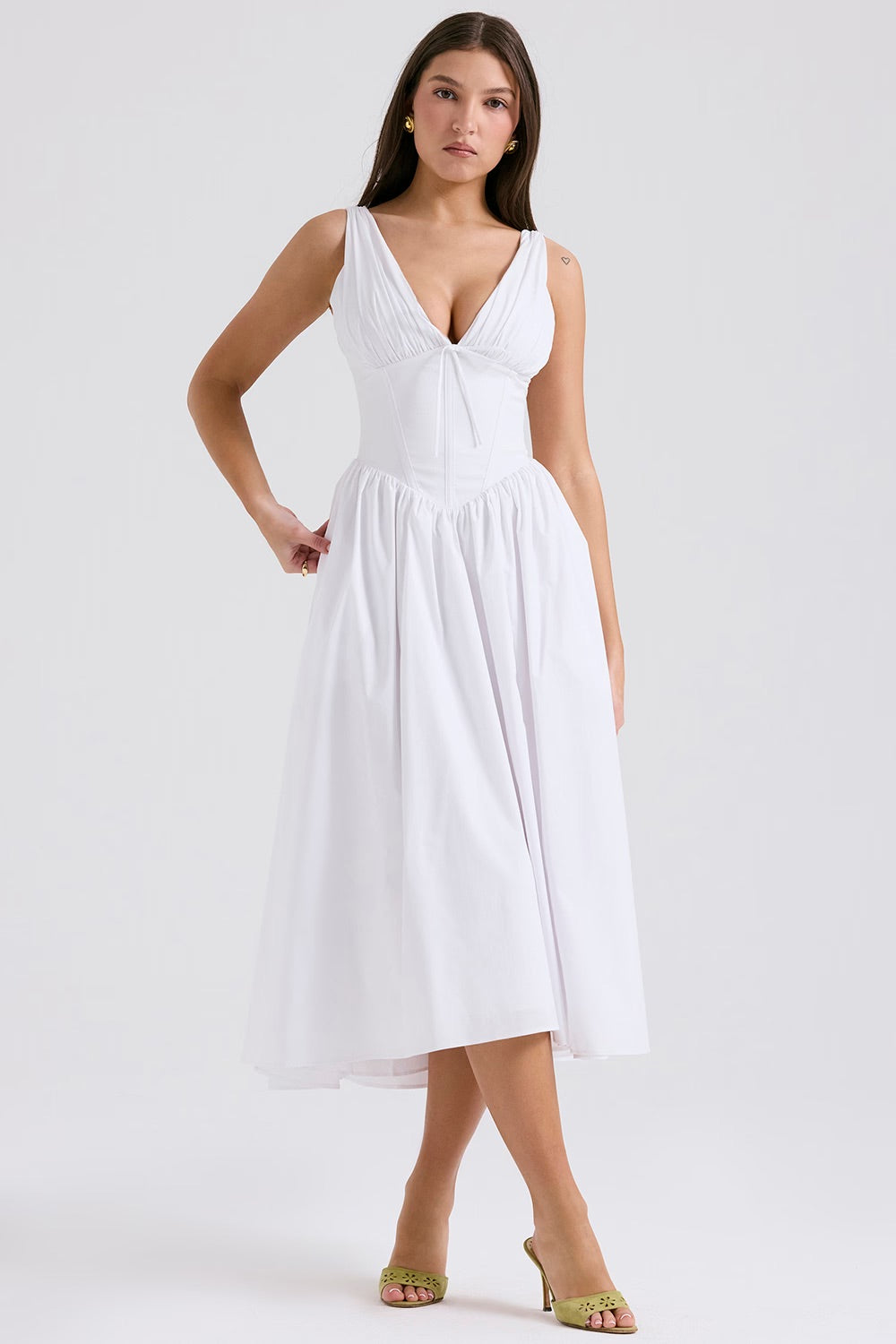 Rosavelle – Garden Bloom Midi Dress for Women