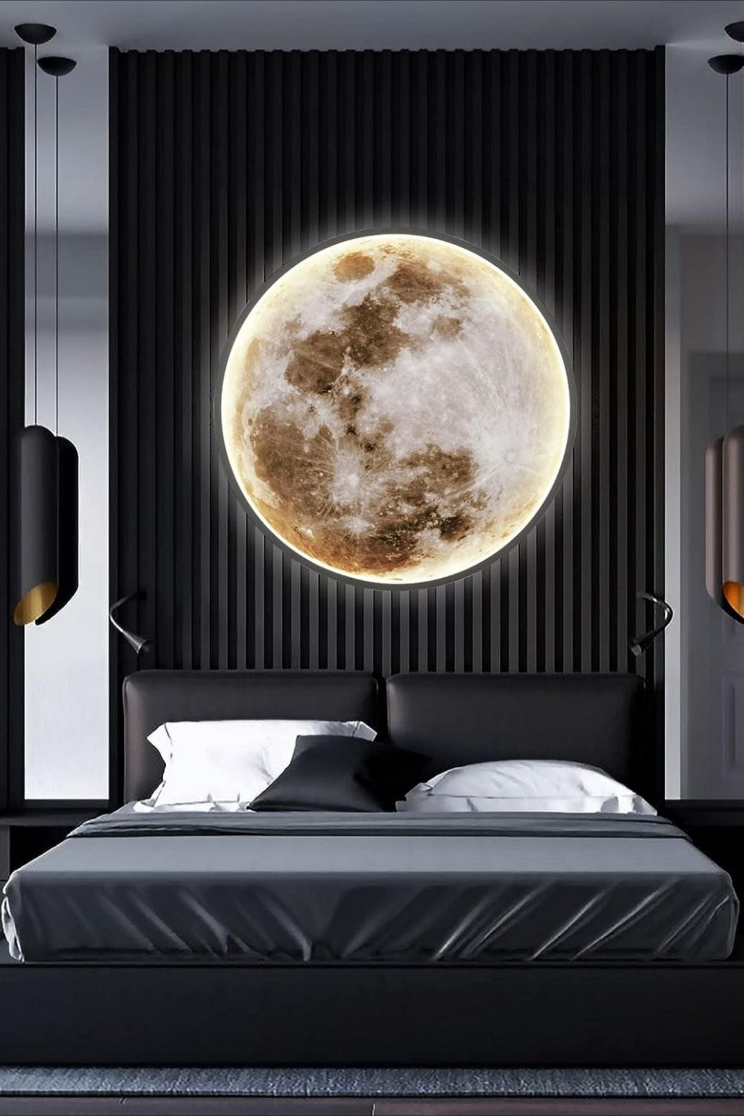 Chandra – 3D Moon Wall Lamp with Smart Ambience Control