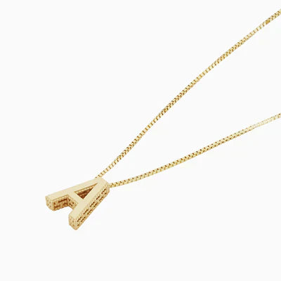Caroline – Golden Initial Pendant Necklace
