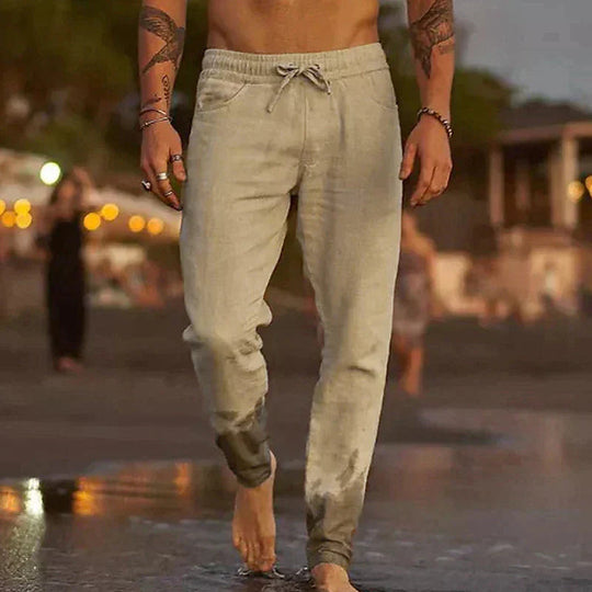 Logan - Shoreline Linen Beach Pants