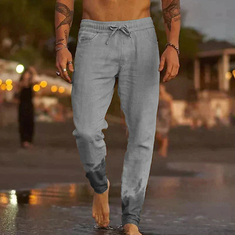 Logan - Shoreline Linen Beach Pants