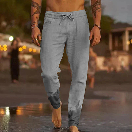 Logan - Shoreline Linen Beach Pants