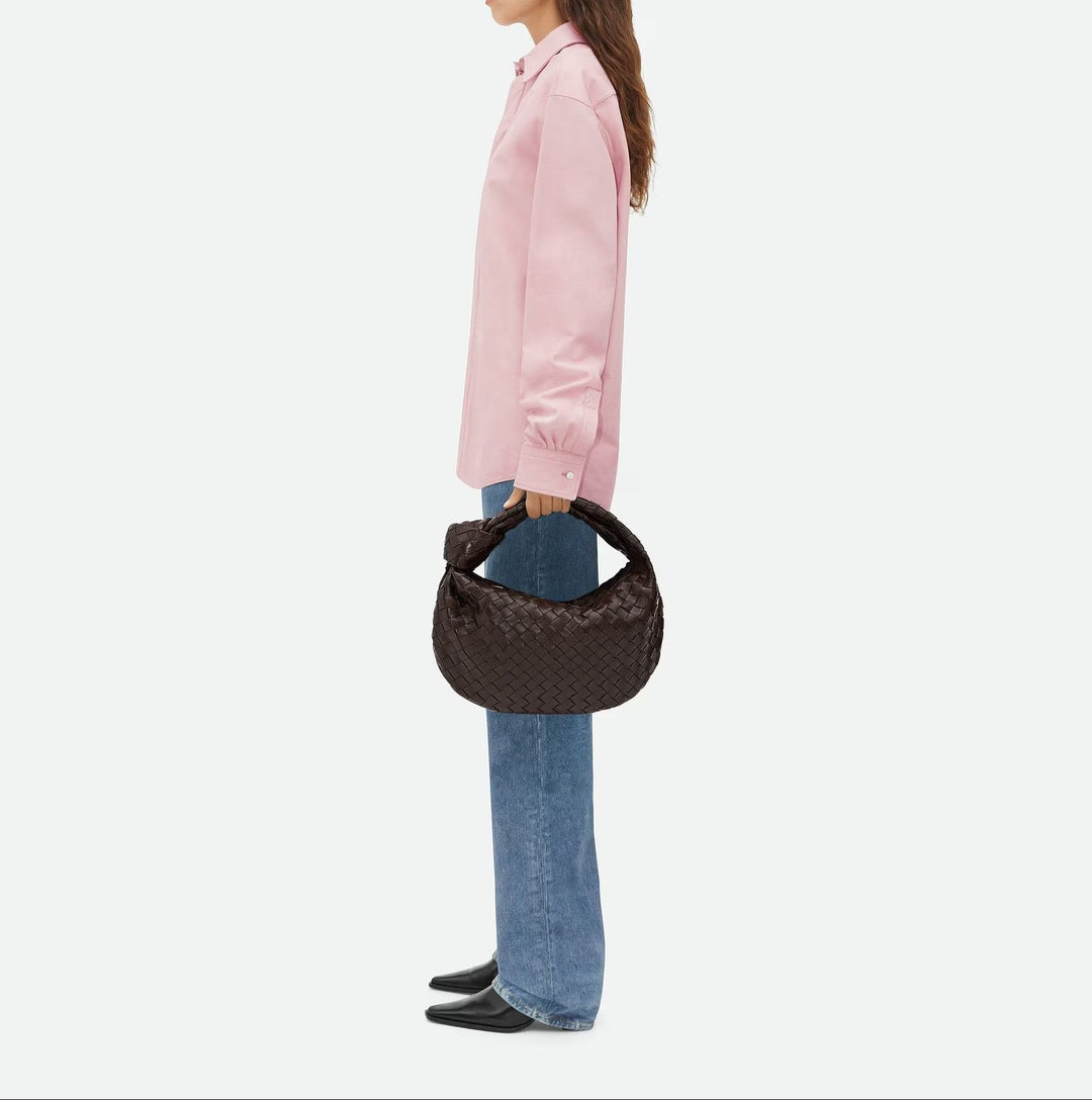 Sadie – Chic Woven Leather Hobo Bag for Women