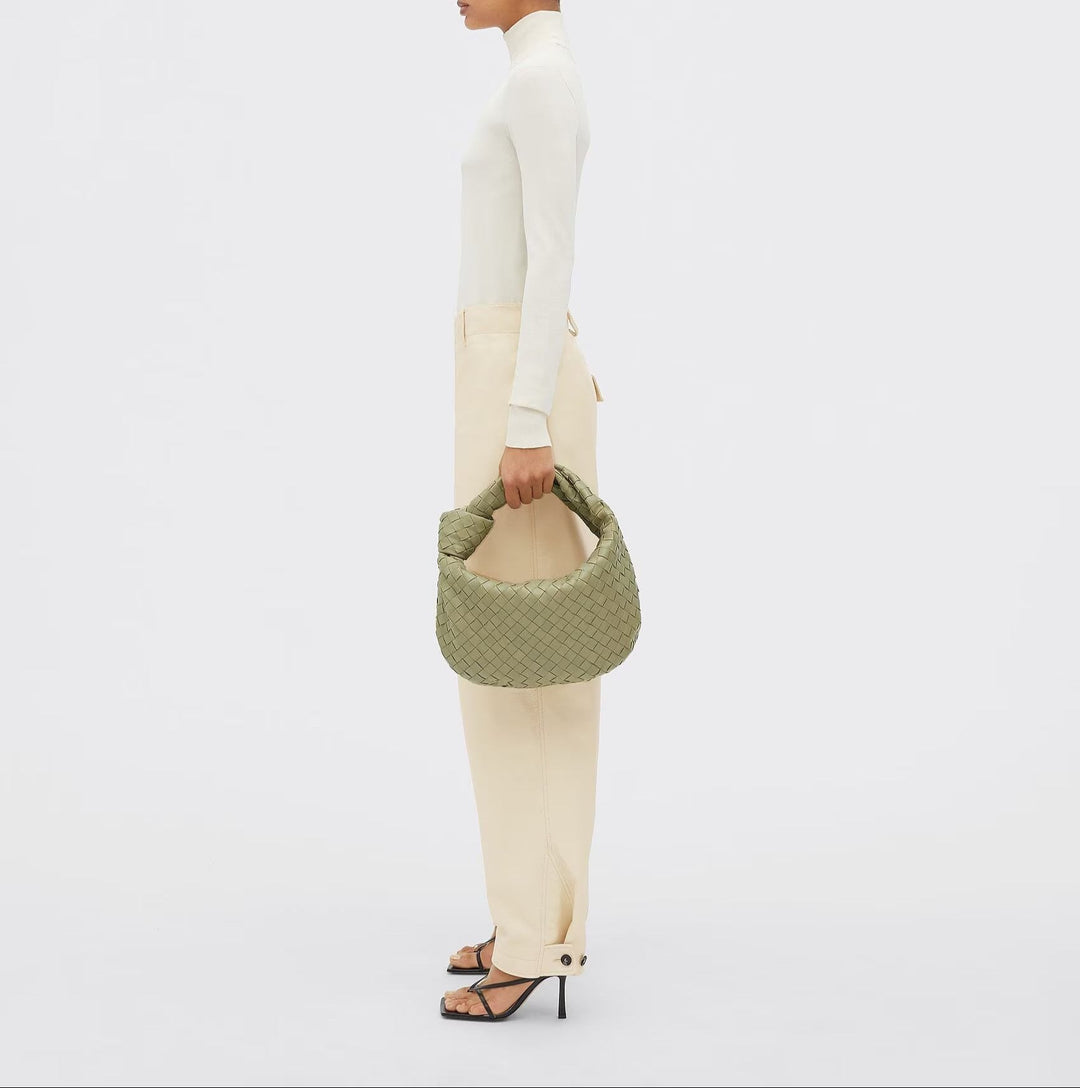 Sadie – Chic Woven Leather Hobo Bag for Women