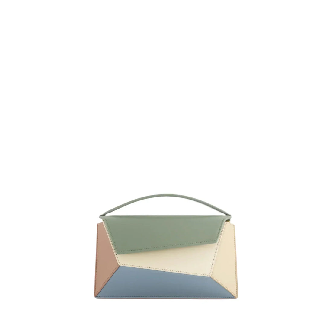 Emery – Geometric Color-Block Handbag for Women