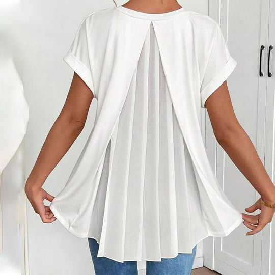 Casavie – FlowEase Pleated Tunic Tee