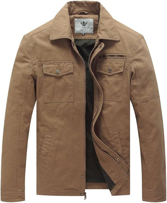 Manuel – Classic Cotton Workwear Jacket for Men
