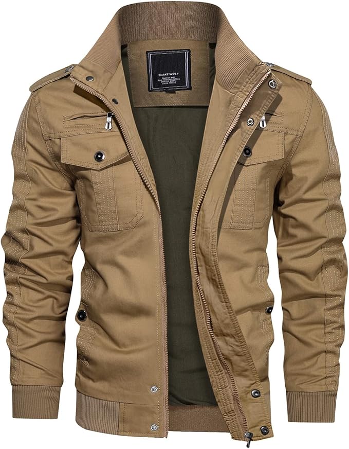 Matteo – Classic Bomber-Style Cotton Jacket for Men