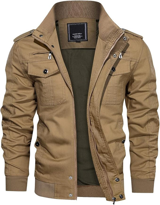 Matteo – Classic Bomber-Style Cotton Jacket for Men