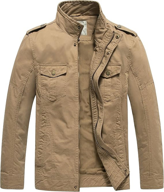 Tobias – Classic Cotton Utility Jacket for Men