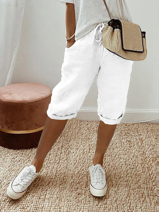 Allie – Casual Drawstring Bermuda Shorts for Women