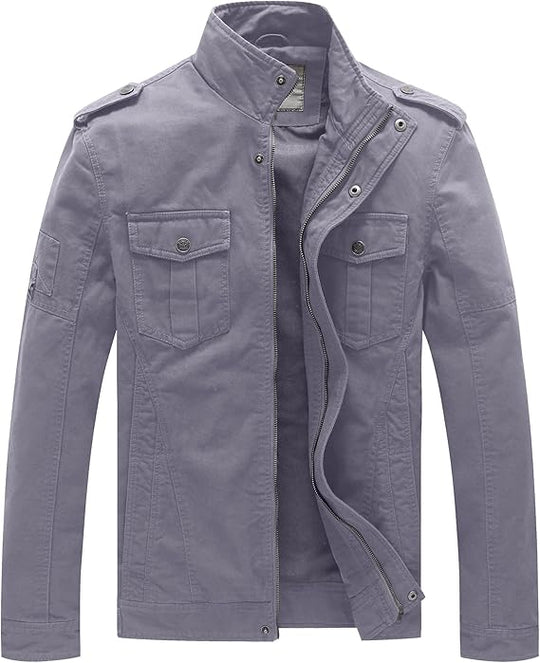 Tobias – Classic Cotton Utility Jacket for Men