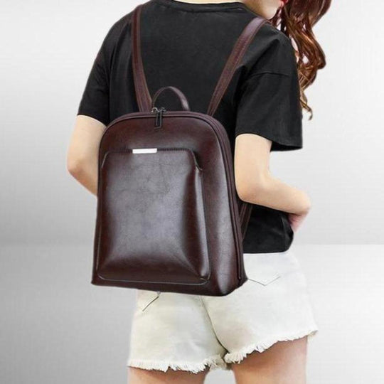 Classic Double-Zipper Backpack - Sleek Design