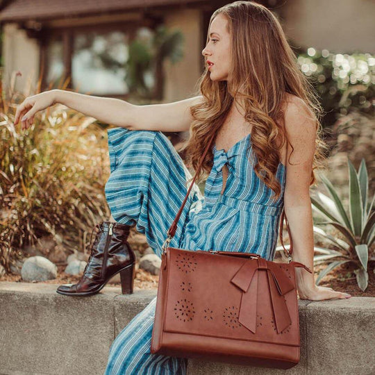 Elegant Bow Tie Handbag by Grace