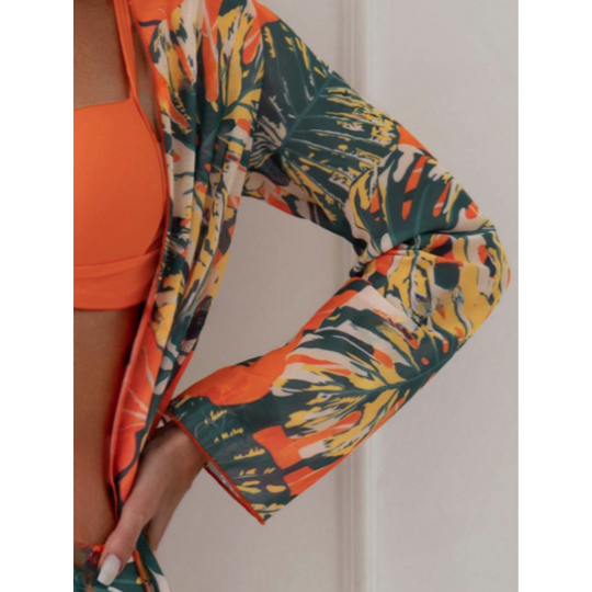 Kiara - 3-Piece Tropical Bikini Set for Women