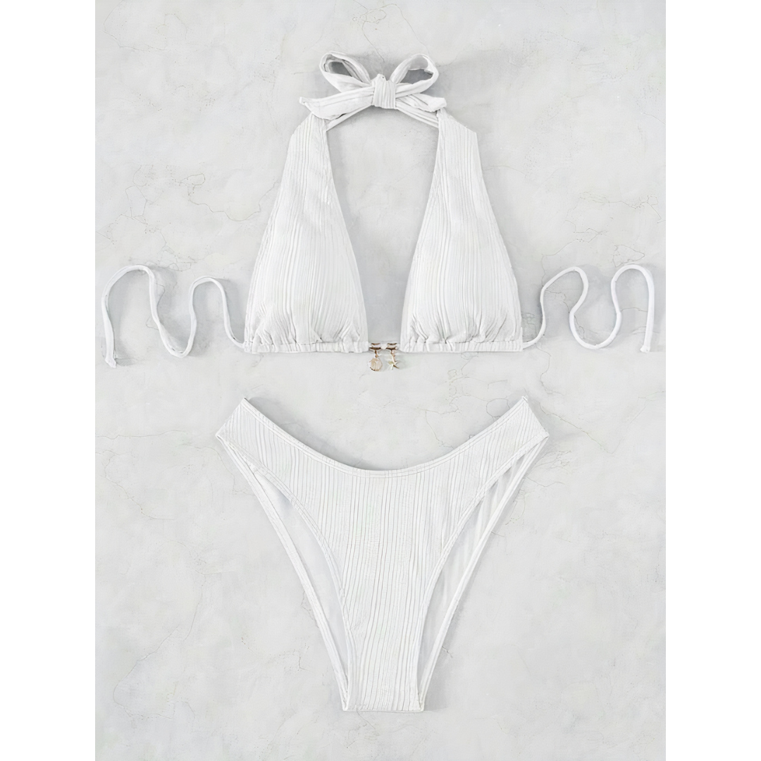 Nerina – Cutout Halter One-Piece Swimsuit