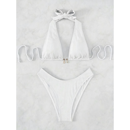 Nerina – Cutout Halter One-Piece Swimsuit