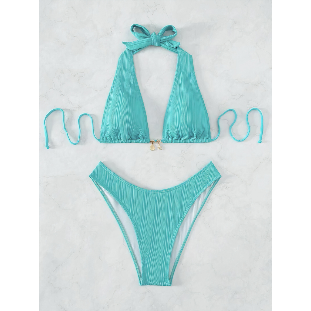 Nerina – Cutout Halter One-Piece Swimsuit