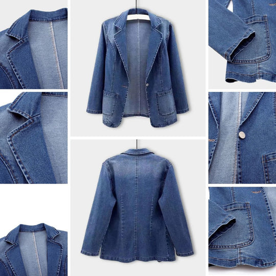 Denvira – Casual Denim Blazer for Women