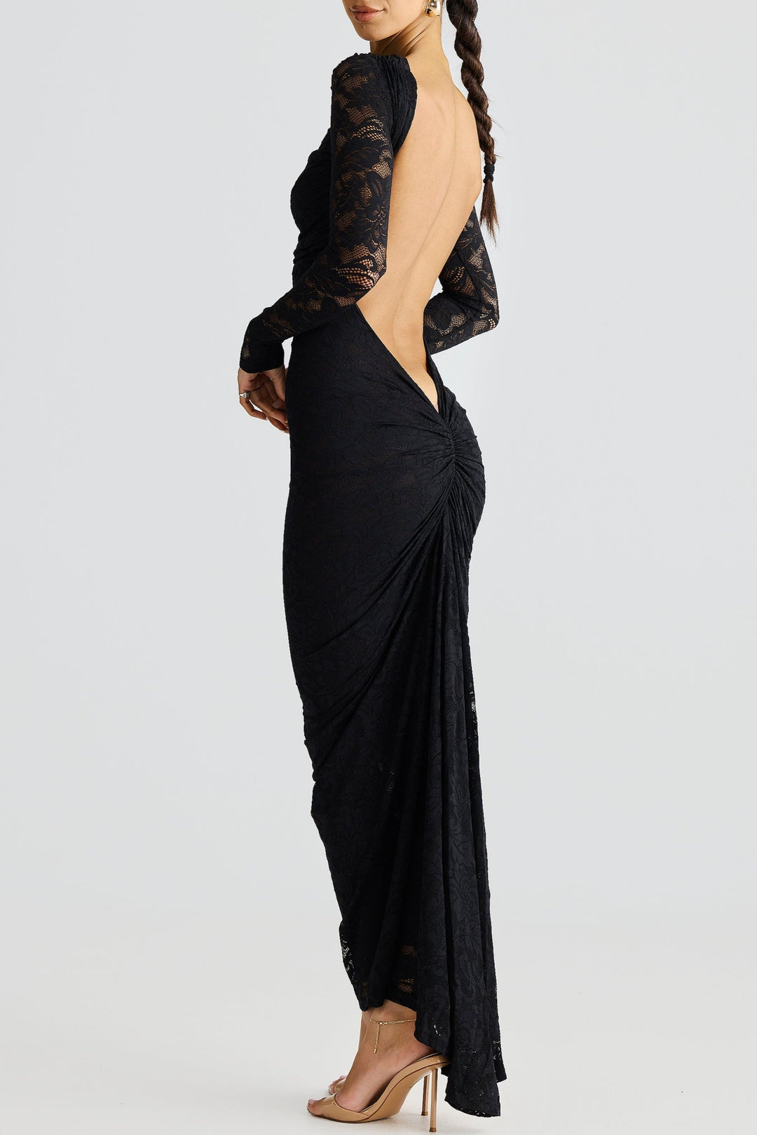Marianne – Long Sleeve Lace Evening Gown for Women
