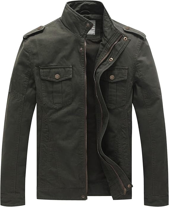 Tobias – Classic Cotton Utility Jacket for Men