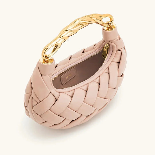 Juliette – Chic Woven Leather Hobo Bag for Women