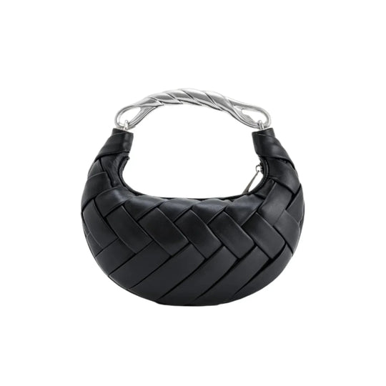 Juliette – Chic Woven Leather Hobo Bag for Women