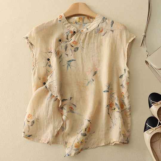 Marga - Linen Ease Top