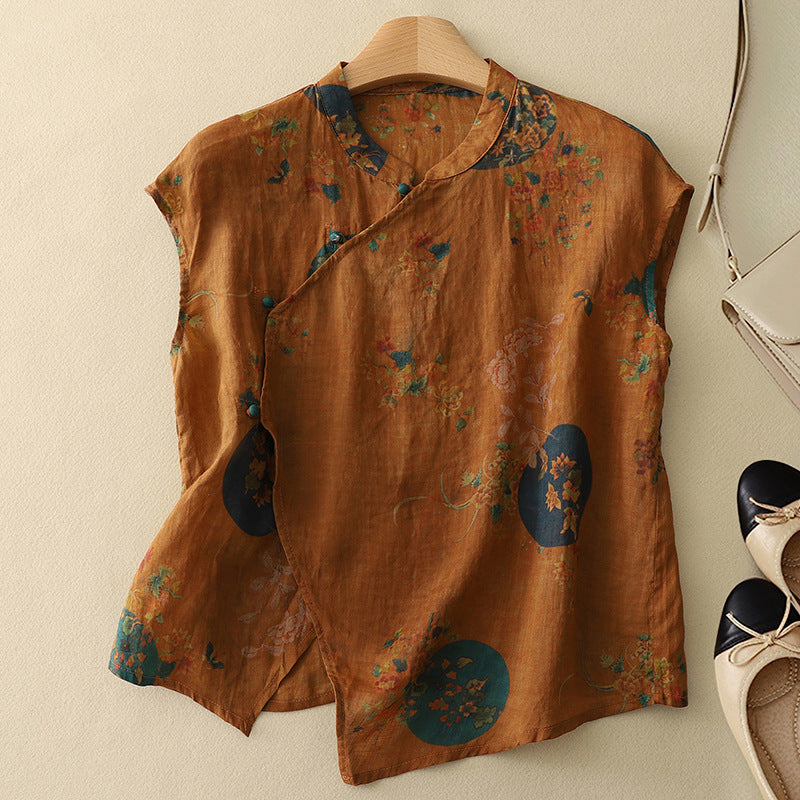 Marga - Linen Ease Top