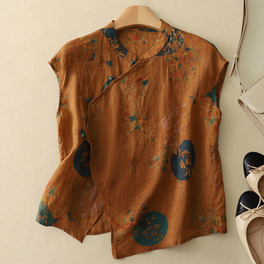 Marga - Linen Ease Top