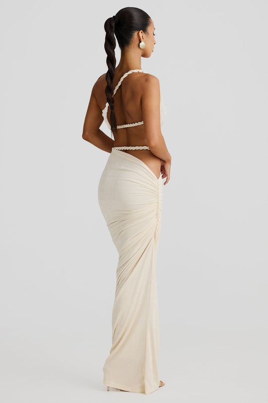 Alaina – One-Shoulder Cutout Maxi Dress for Women