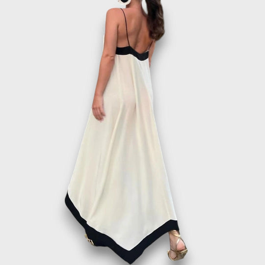 Cirema – Maxi Dress with Contrast Edge