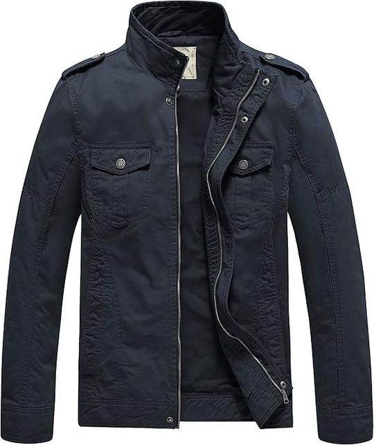 Tobias – Classic Cotton Utility Jacket for Men