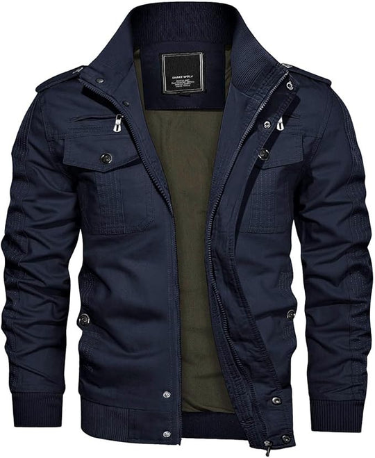 Matteo – Classic Bomber-Style Cotton Jacket for Men
